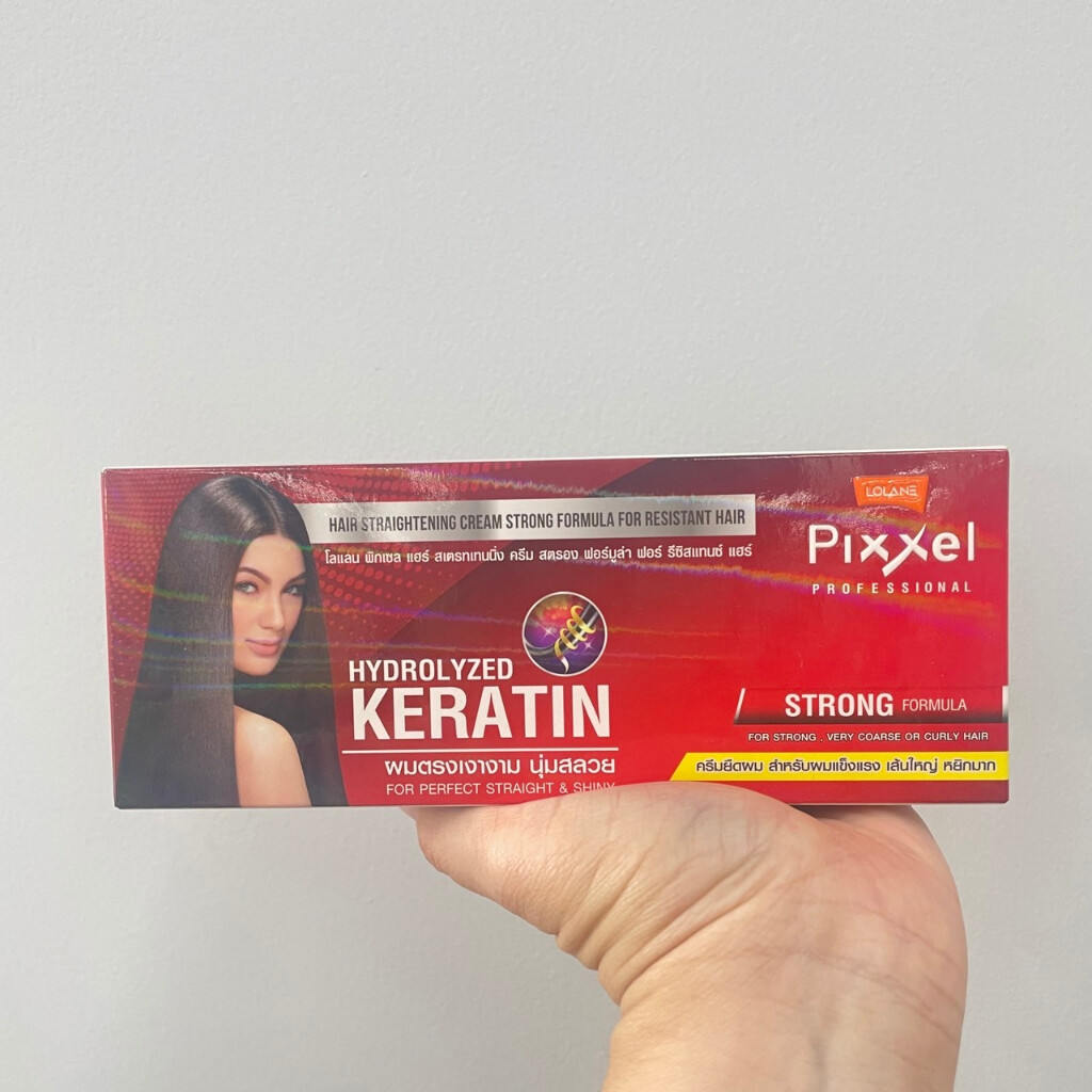 1x110g Lolane Pixxel Straightening & Neutralizer Cream Lock Hair in 10 Minutes