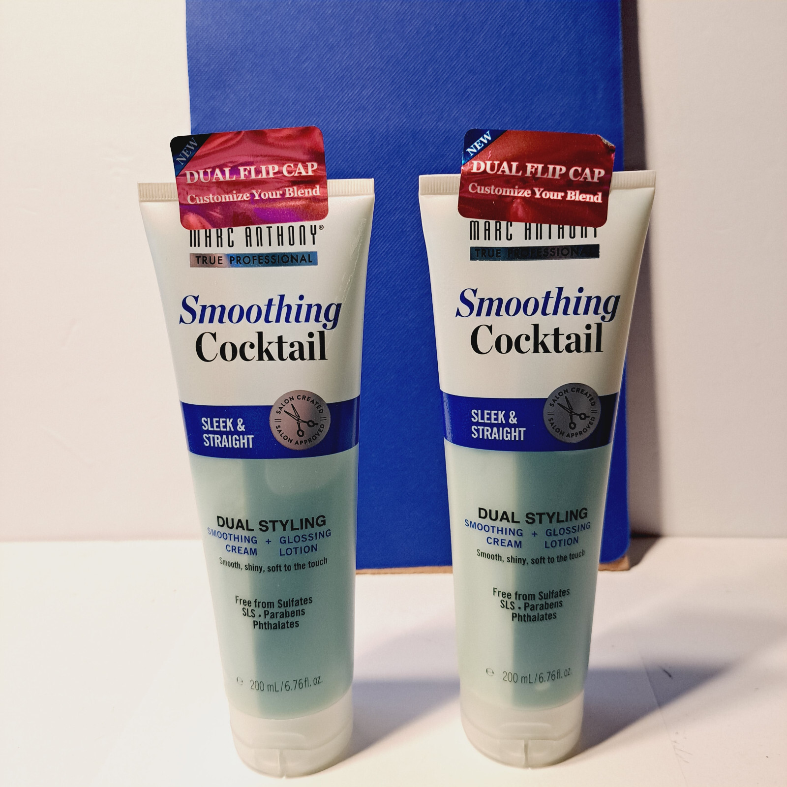 (2)Marc Anthony – Smoothing Cocktail Sleek & Straight Dual Styling 6.76 oz