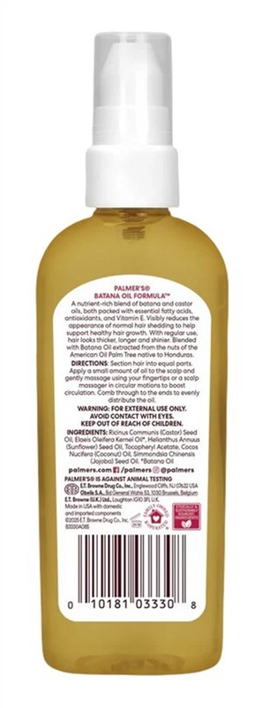 Palmers Batana Oil Treatment Oil For Scalp 3.3 Ounce