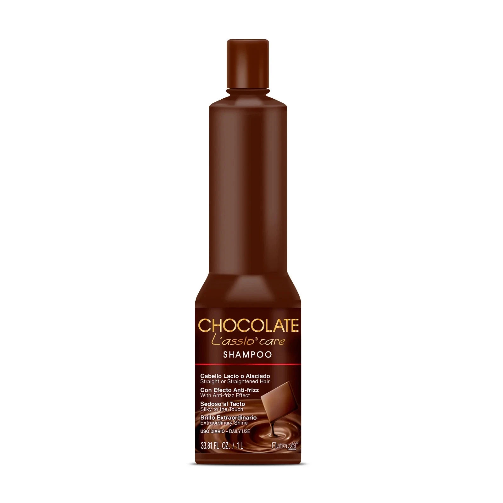 Keractive Chocolate L’assio Care Shampoo 300ml – Sulfate‑Free Anti‑Frizz Hydrati