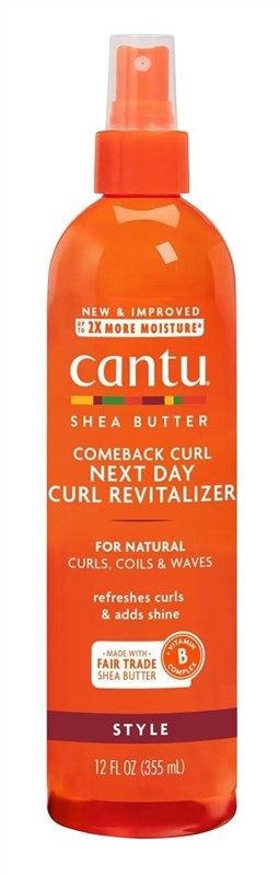 (2 PACK) Cantu Shea Butter Comeback Curl Revitalizer 12 Ounce Pump
