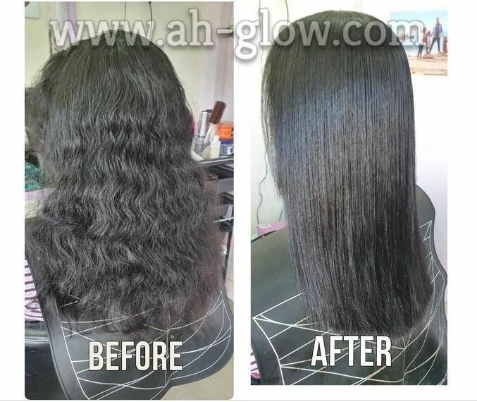 AHGLOW HAIR REBONDING SET Permanent Straightening, Extra Strength!