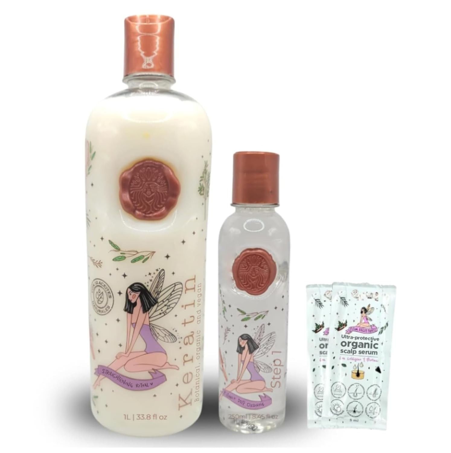 Sleek & Shiny Hair: 1L Organic Keratin Treatment – No Formaldehyde or Ammonia