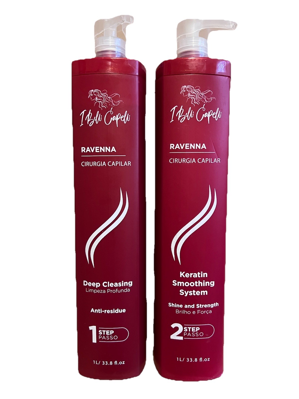 I Belli Capelli Ravenna Professional Keratin, Lasting Hair Straightening Effect