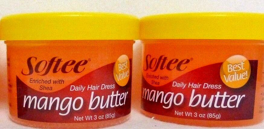 2 Softee Mango Butter Daily Hair Dress 3 Oz