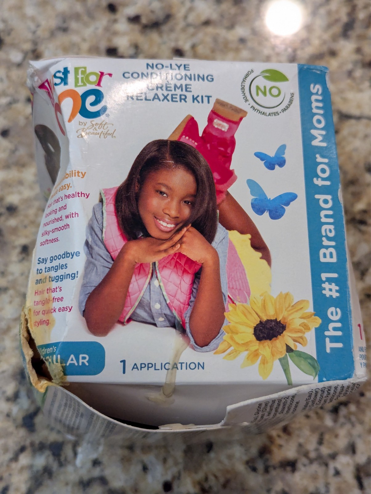 Just For Me Children’s No-Lye Conditioning Crème Relaxer Kit