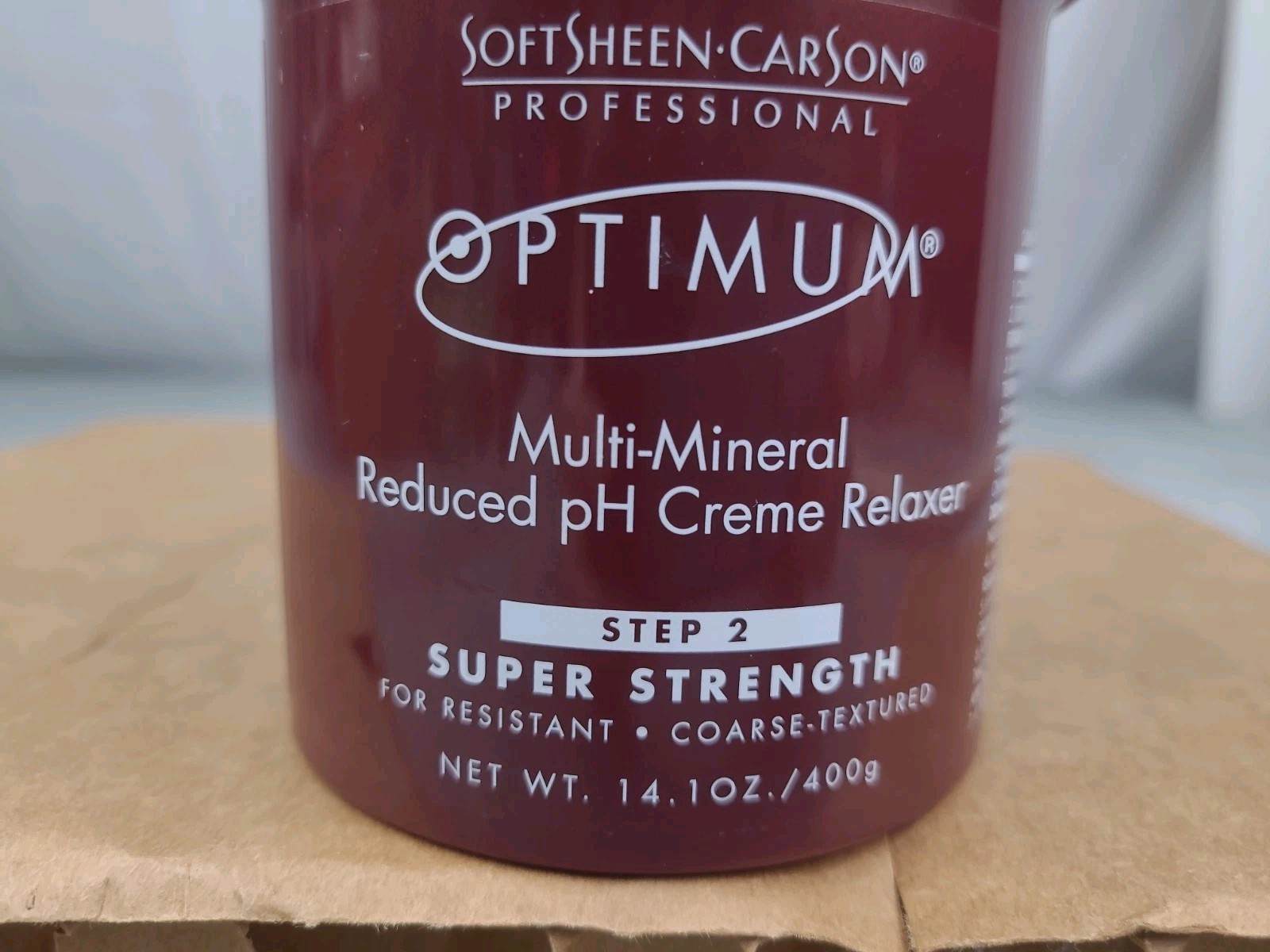 SoftSheen Carson Optimum Smooth Step 2 Multi Mineral Crème Relaxer SUPER 14.1 oz