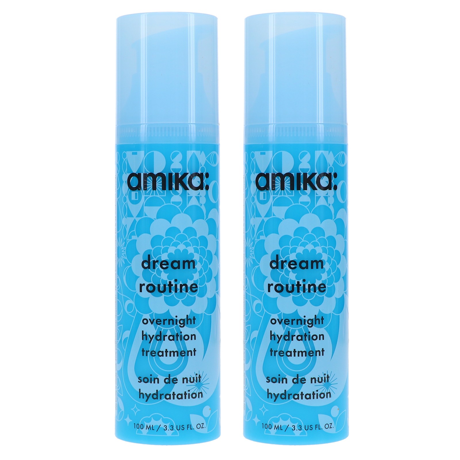 Amika Dream Routine Overnight Hydration Treatment 3.3 oz 2 Pack