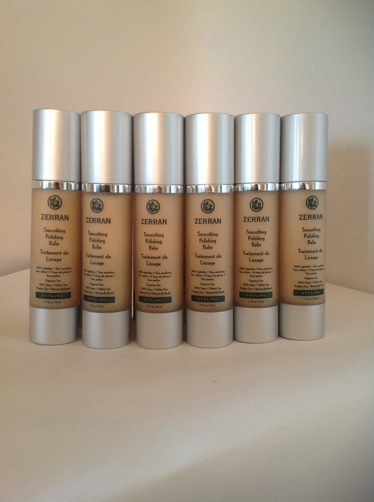 ZERRAN SMOOTHING POLISHING HAIR BALM 1.7 OZ 100% VEGAN ANTI-FRIZZ Unisex X12