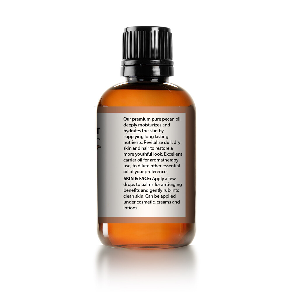 100% Pure Virgin Pecan oil for Skin Tightening, WrinklesPrevention