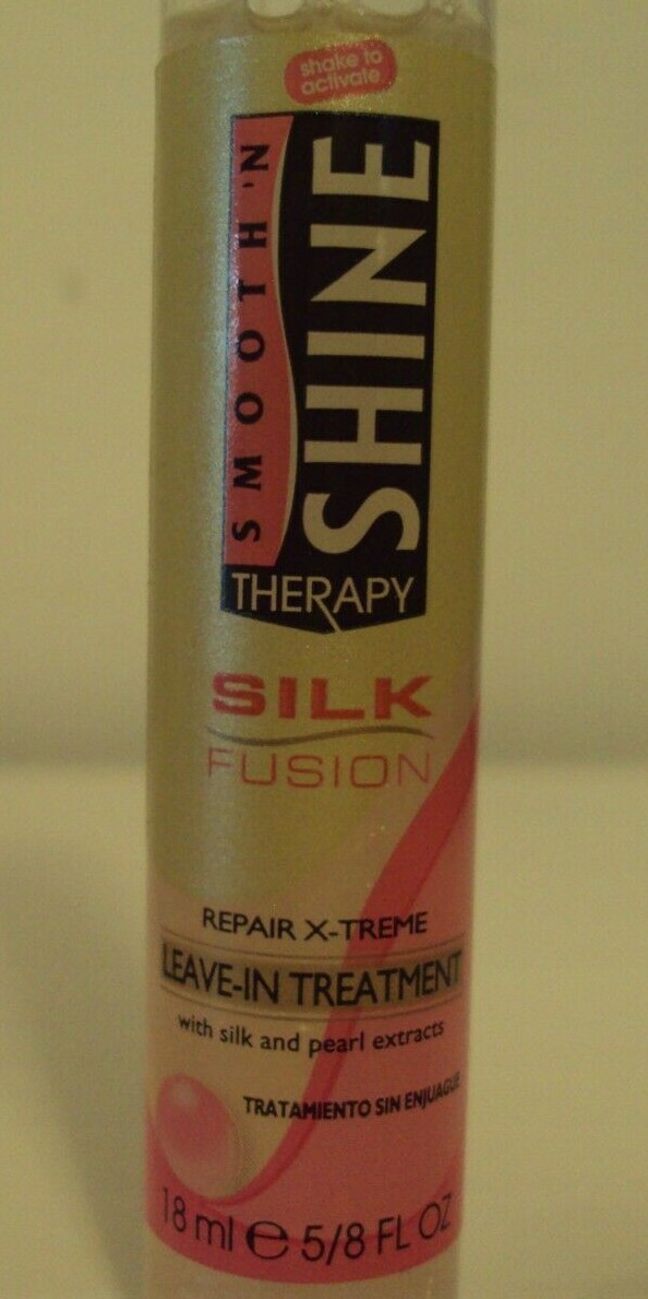 Lot of 4 Smooth Shine Therapy Silk Fusion Repair Xtreme Leave in Hair Treatment