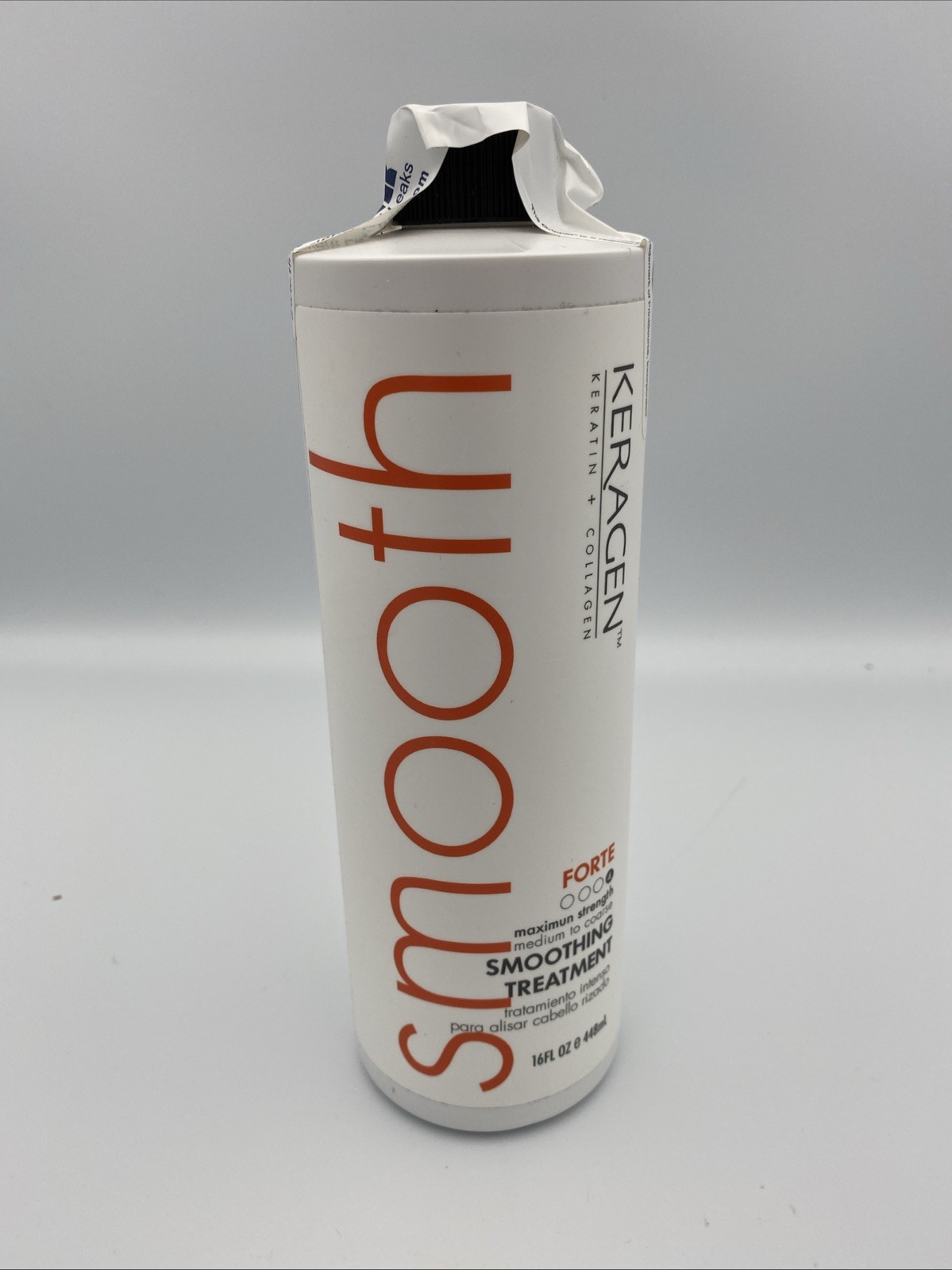 Keragen Smooth Forte Smoothing Hair Treatment with Keratin & Collagen- 16oz