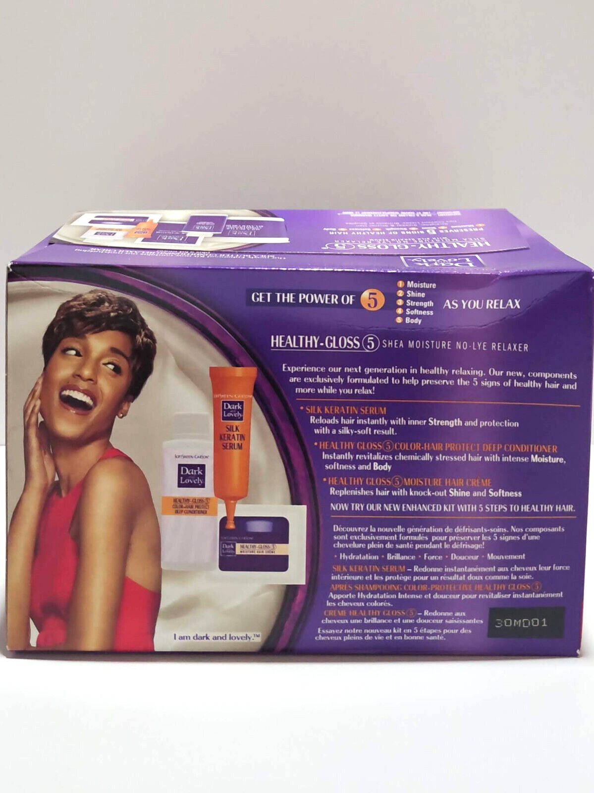 Dark & Lovely Healthy Gloss Shea Moisture No Lye Relaxer for Color Treated Hair