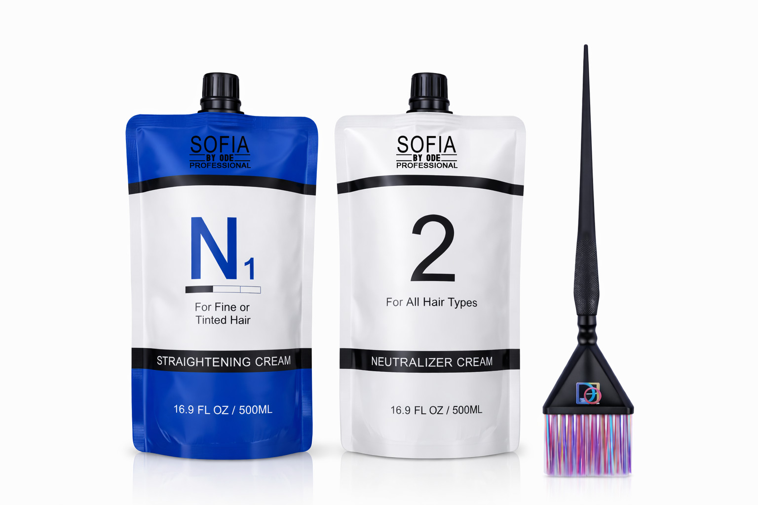Professional Hair Straightening Cream H1 N1 w/ Neutralizer 500ml