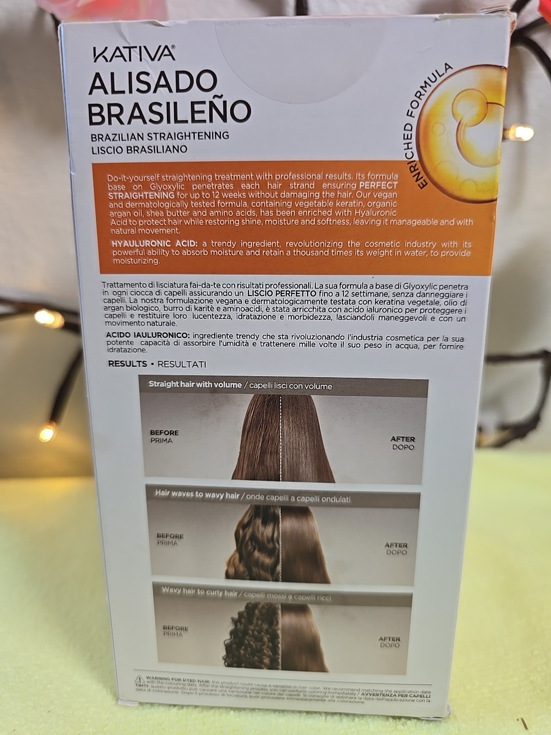 Brazilian Straightening Kit, 12 Weeks of Home Use Professional Straightening,…