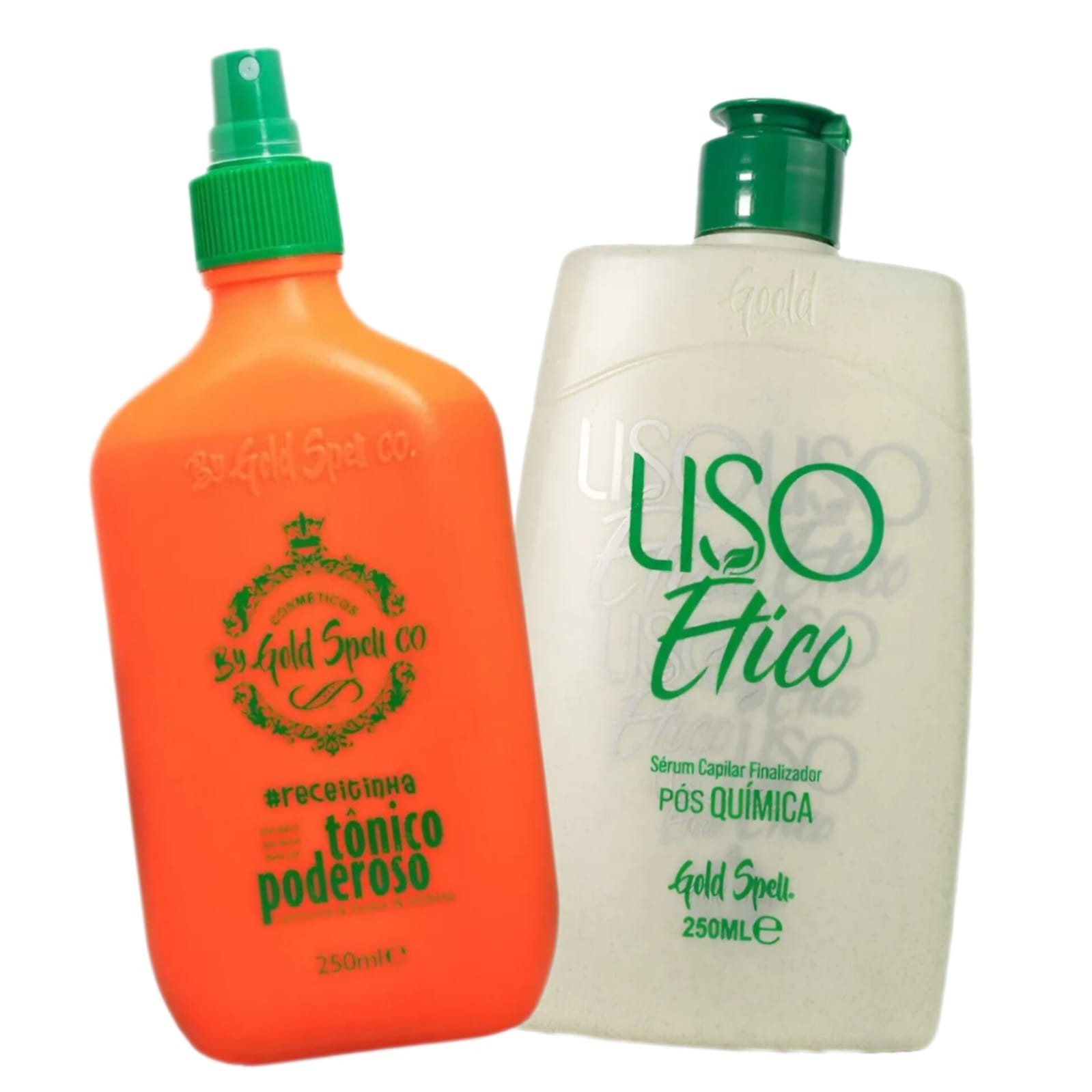 Gold spell Kit/Powerful Hair Tonic + Liso Etico 250ml ml each