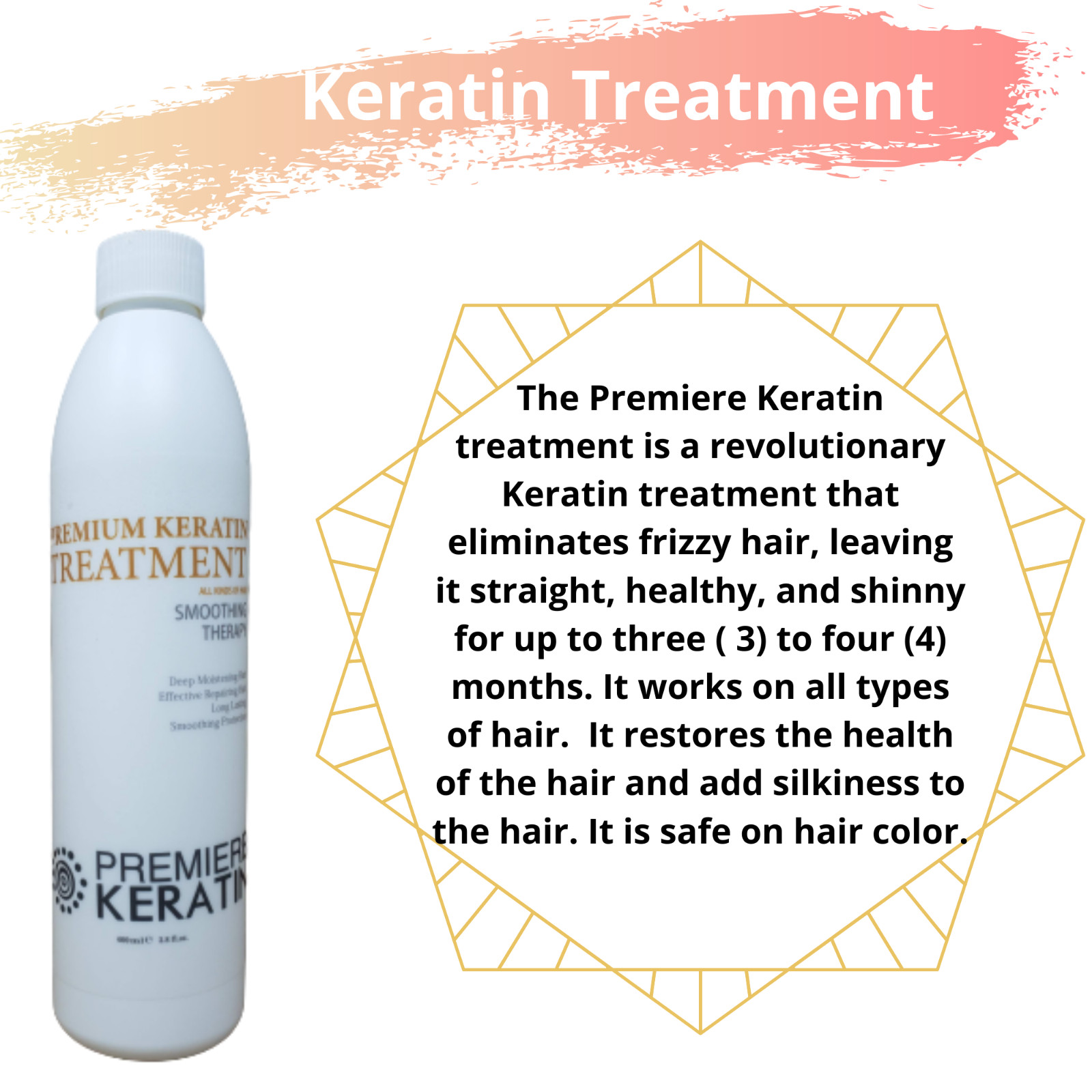 Complex Brazilian Keratin Treatment Professional Result Straighten Hair – 400ml