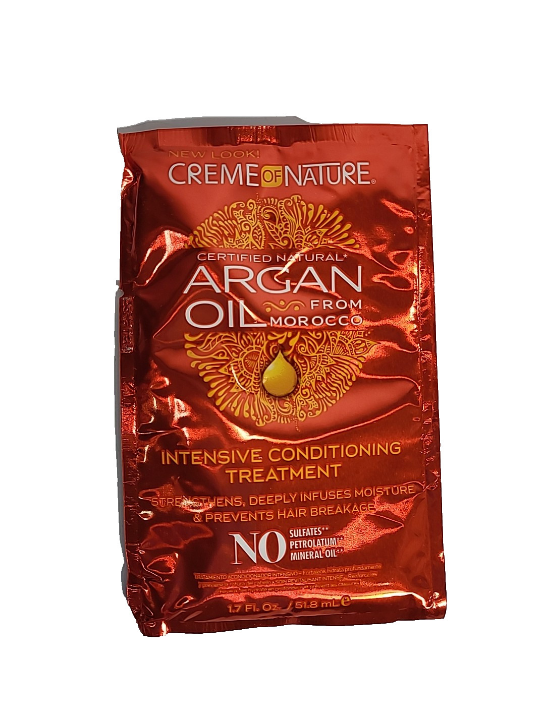 PACK OF 8 Creme Of Nature Packettes Argan Oil Treatment, 1.75 Oz