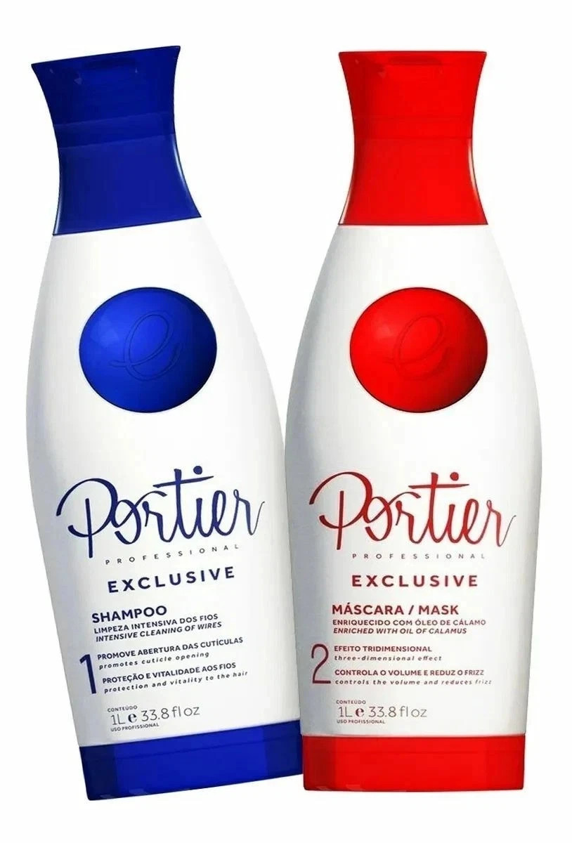 Progressive Portier Fine Exclusive / Brazilian Keratin Hair Treatment 2x1L/34 Oz