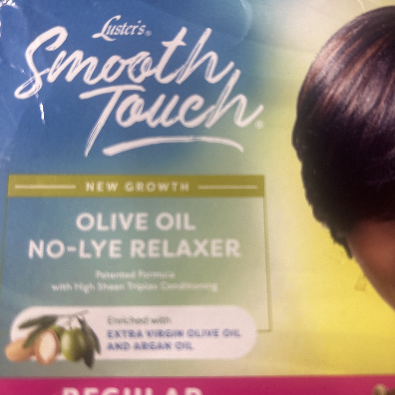 Luster’s Smooth Touch argan/extra Olive Oil No-Lye Hair Relaxer REGULAR