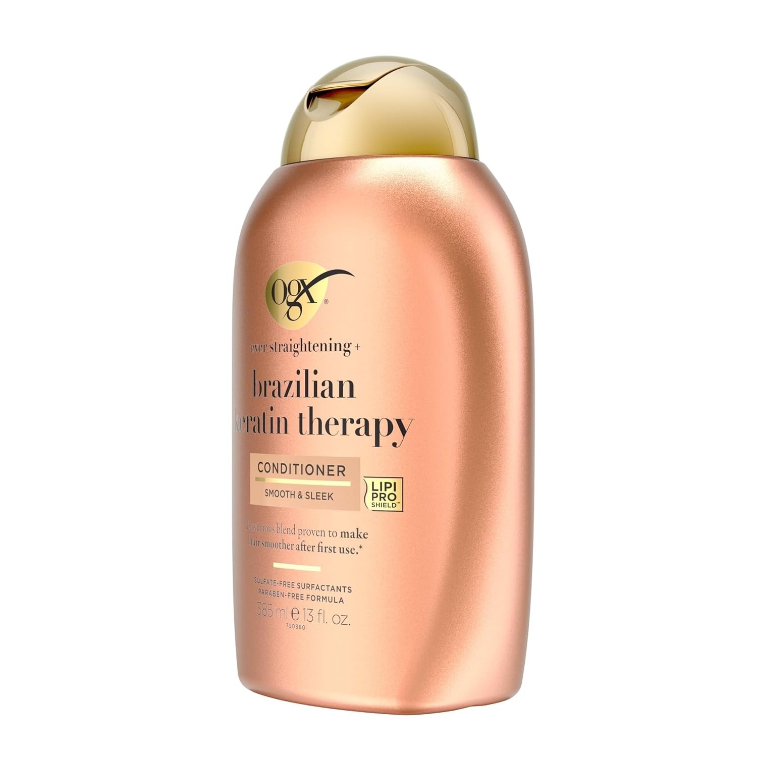 OGX Brazilian Keratin Conditioner Coconut Oil Hair Smoothing Sulfate Free Frizz