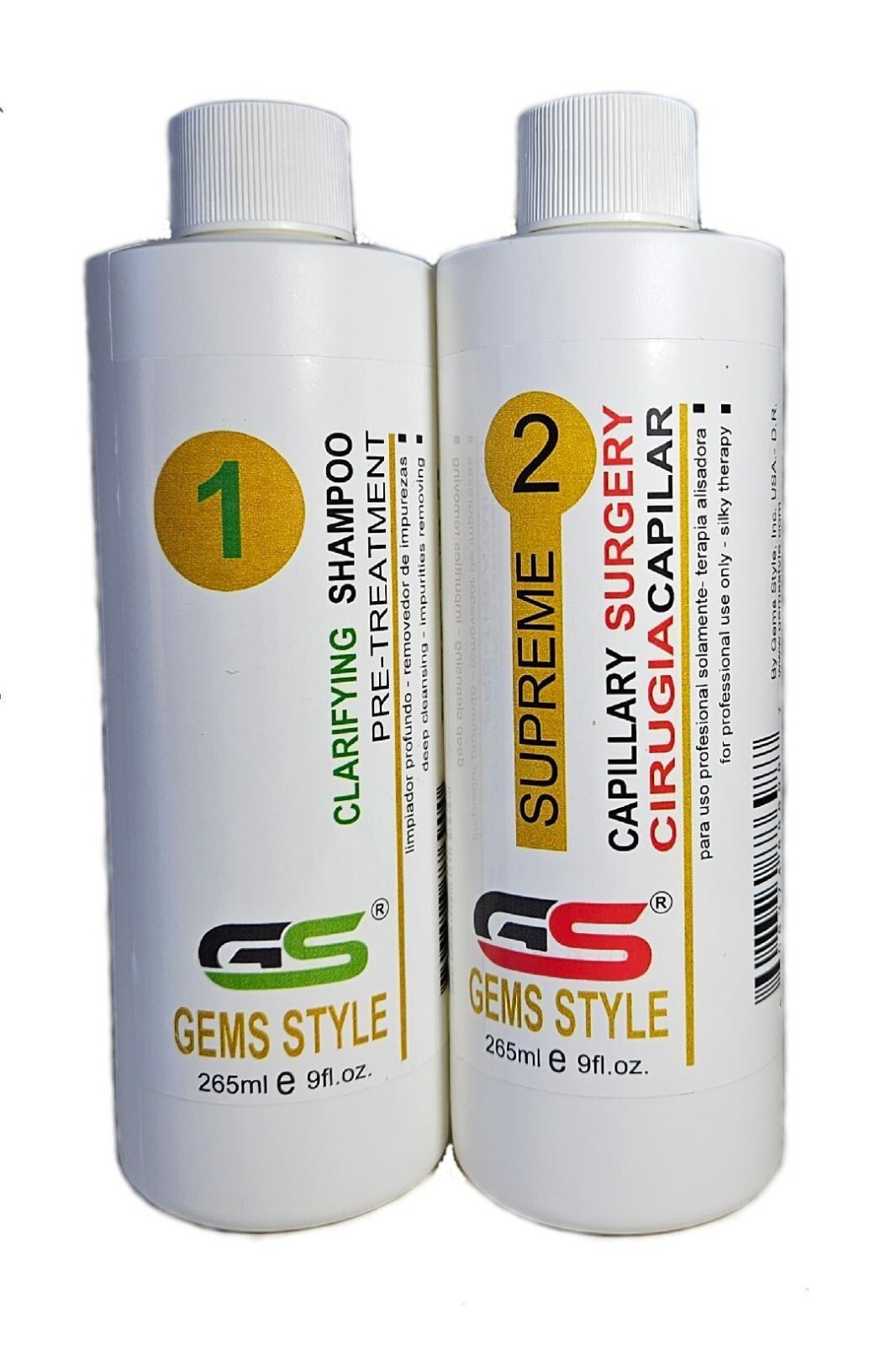 GS Supreme Hair Surgery for All types of Hair Cirugia Capilar 265ml/9oz WHITE
