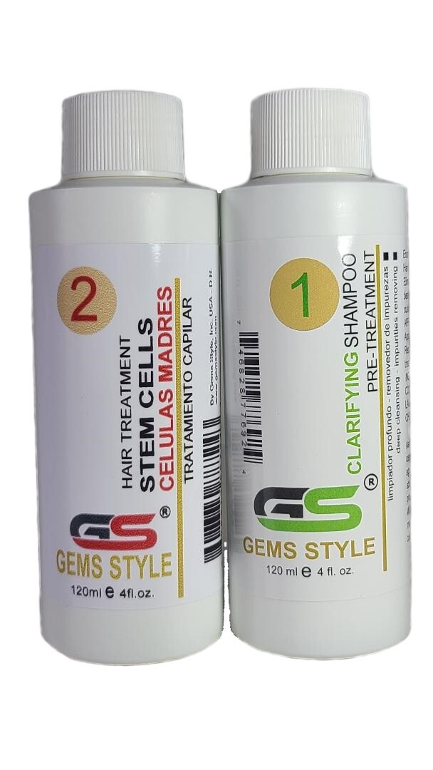 GS STEM CELLS HAIR TREATMENT for Blonde Hair / CELULAS MADRES – 4oz /120ml