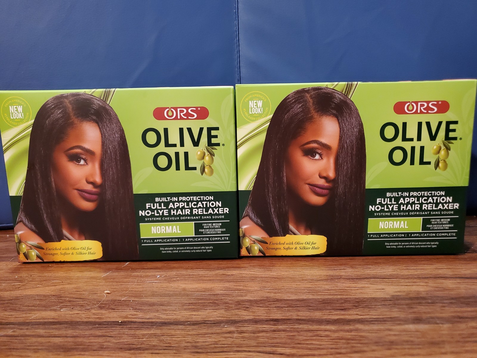 Lot of 2 Ors Full Application No Lye Hair Relaxer Normal 09/2028