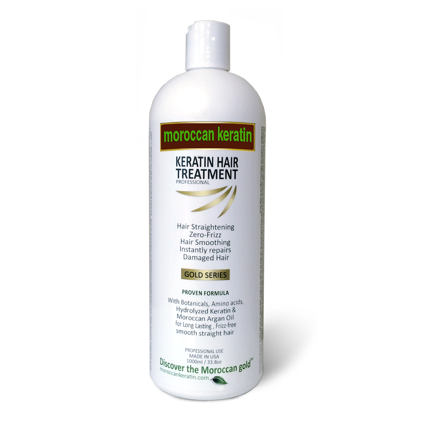 Complex Brazilian Blowout Keratin Treatment Moroccan Keratin GOLD SERIES 1000ml
