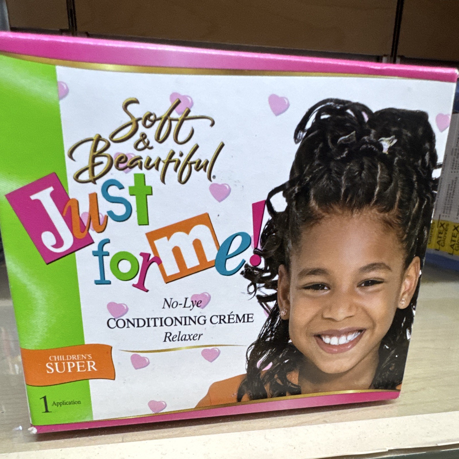Just For Me! Soft & Beautiful No-Lye Conditioning Creme Relaxer Cream Teens