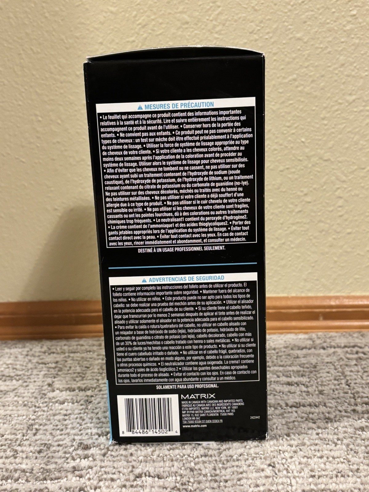 Matrix Opti Smooth Permanent Smoothing System Normal Hair 2 Applications