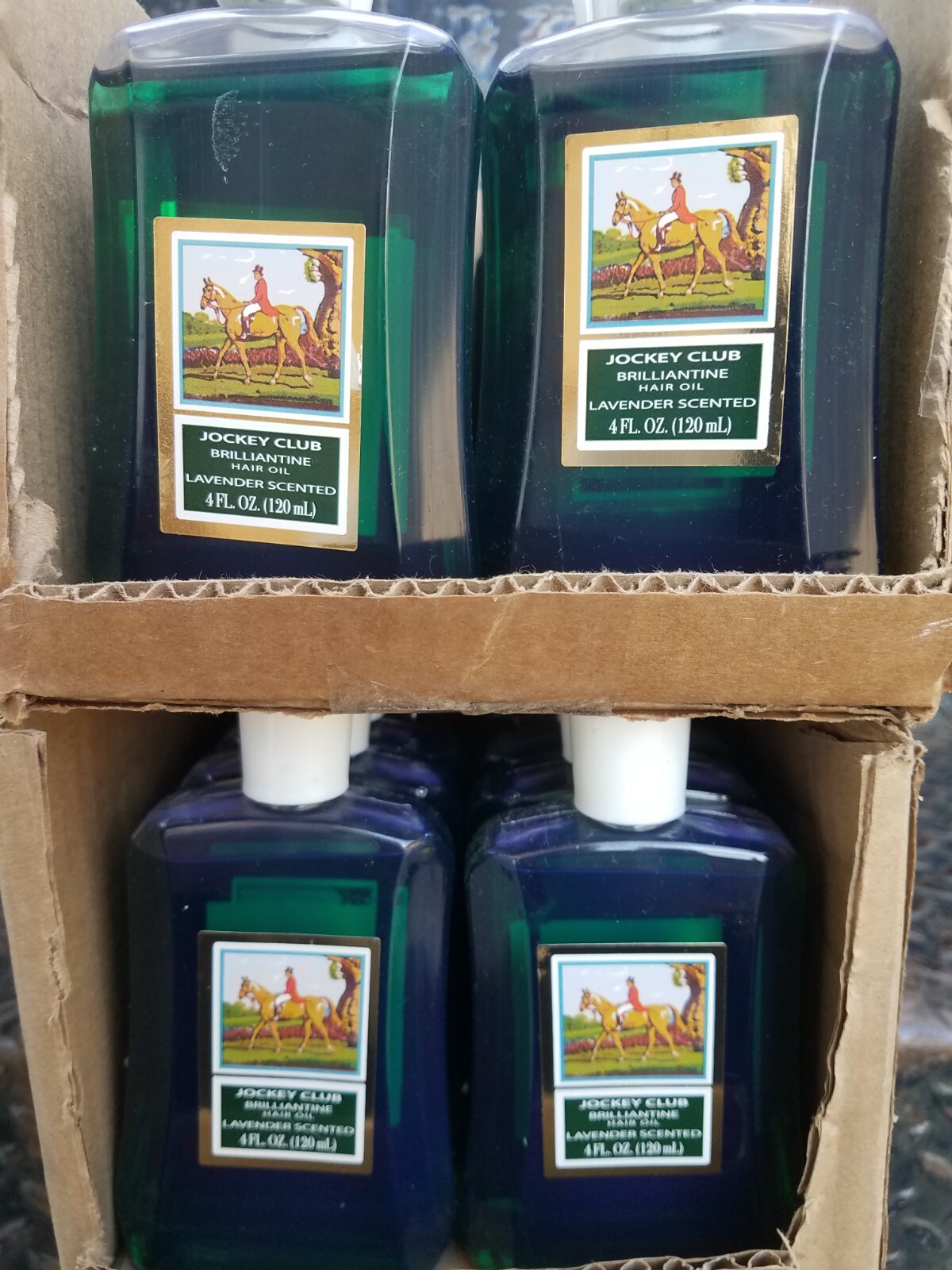 4 JOCKEY CLUB BRILLIANTINE HAIR OIL LAVENDER SCENTED 4 FL OZ EA 100 % ORIGINAL