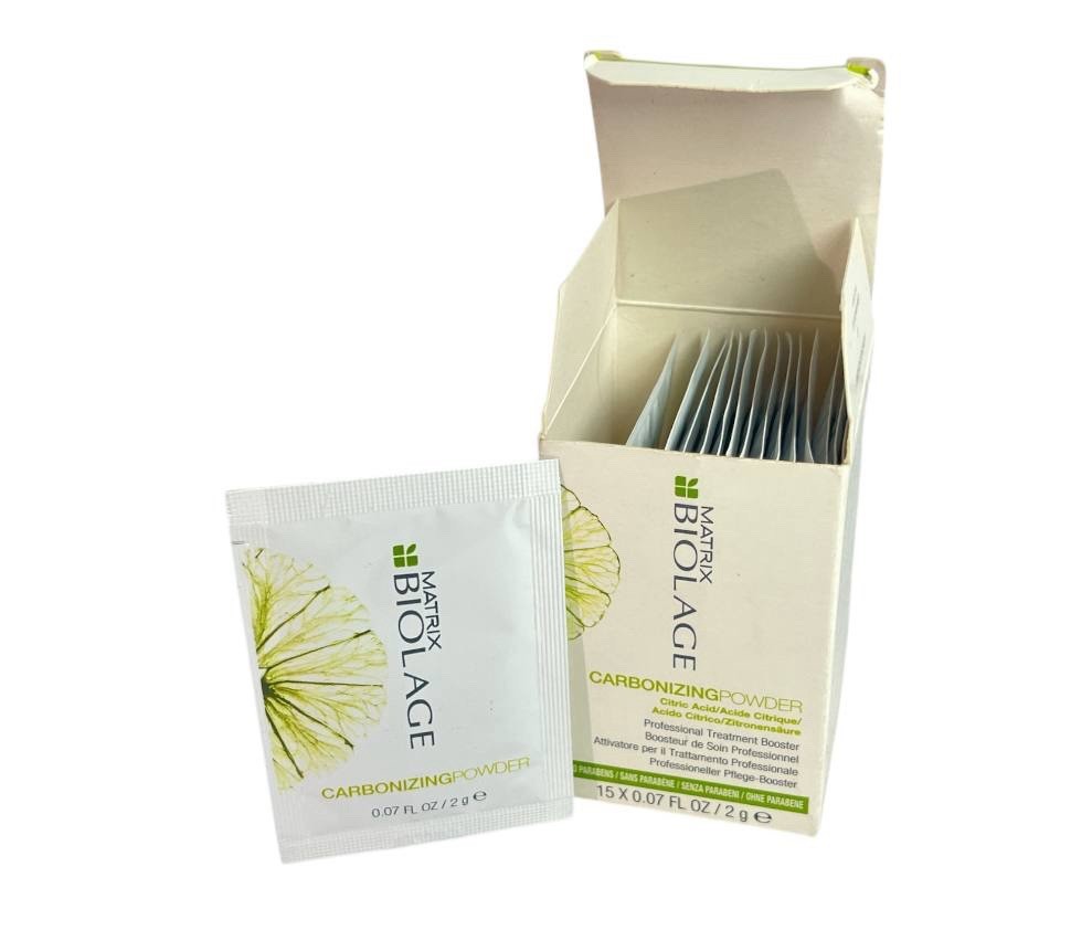 Matrix Biolage Carbonizing Powder – 15 Packets (15 x 2 g / 0.07 oz)