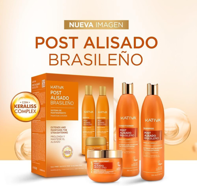 Post Keratin Straightening Treatment Shampoo, Conditioner and Mask 250ml