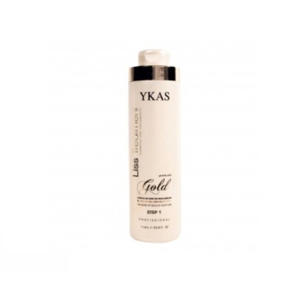 Ykas Gold Liss Treatment Brazilian Keratin Kit 2 Steps (2x 1L) 3 Day Delivery