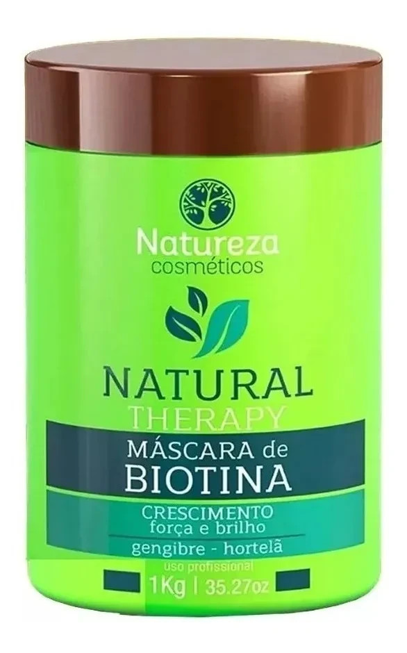 Natural System Biotin Kit 2x1L + Biotin Mask 1Kg – Natureza Cosméticos