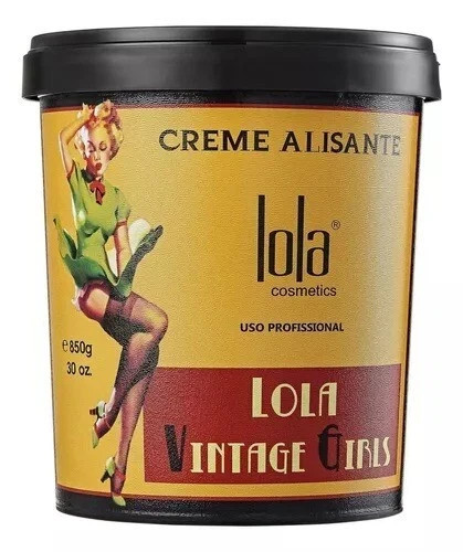 Lola Cosmetics Vintage Girls 30oz – Formaldehyde Free Smoothing Cream Hair Mask