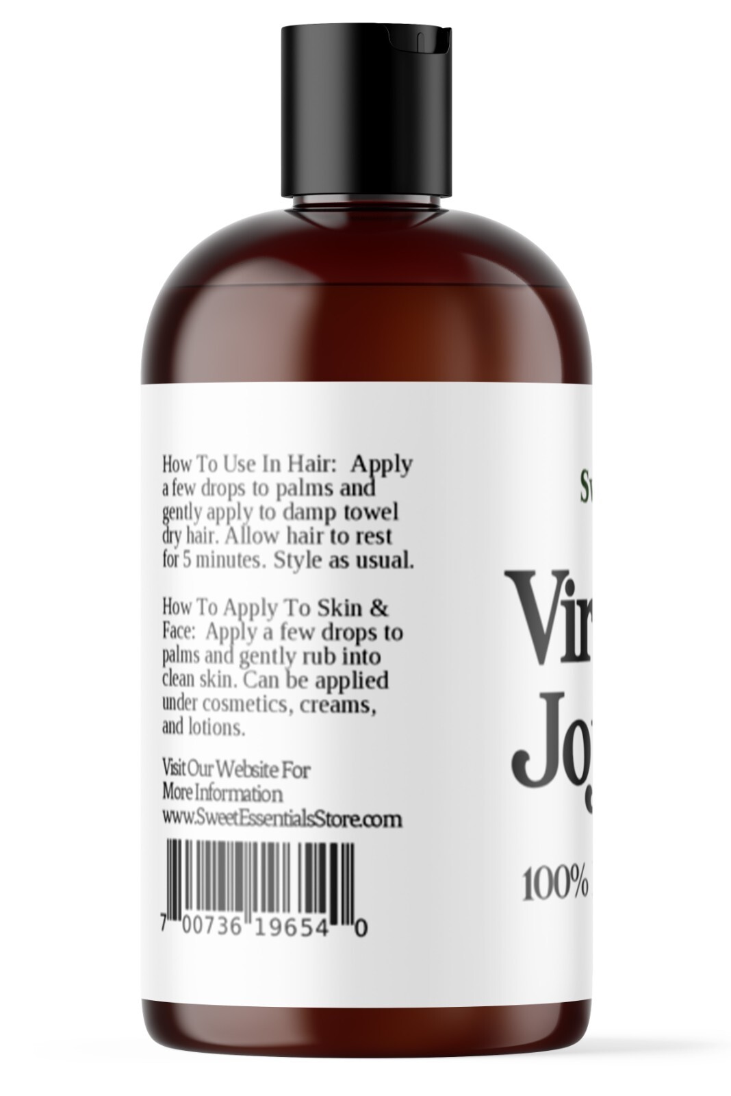 Organic Virgin Jojoba Oil 4oz | Imported From Argentina | 100% Pure Cold Pressed