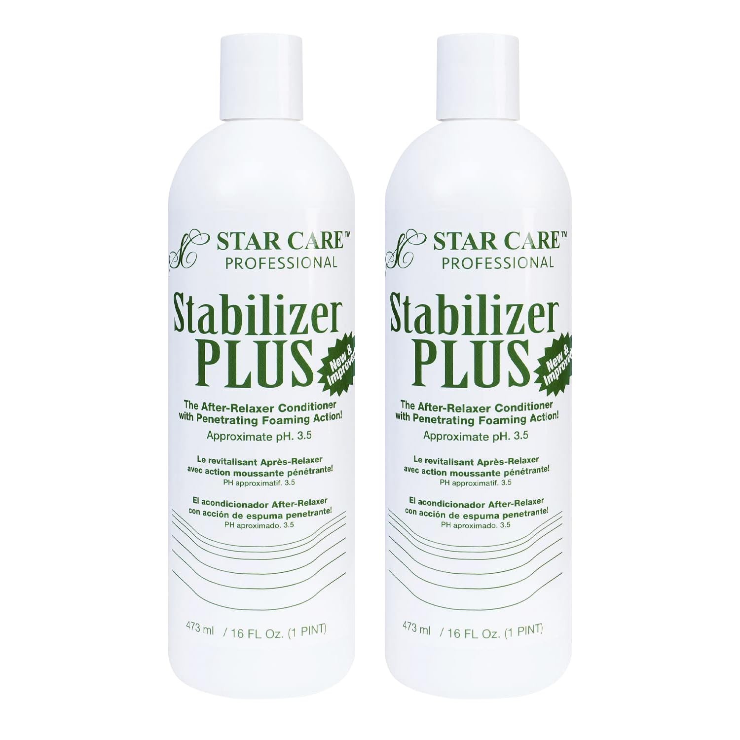 STAR CARE Stabilizer Plus The After-Relaxer 16 Fl Oz (Pack of 2), CLEAR