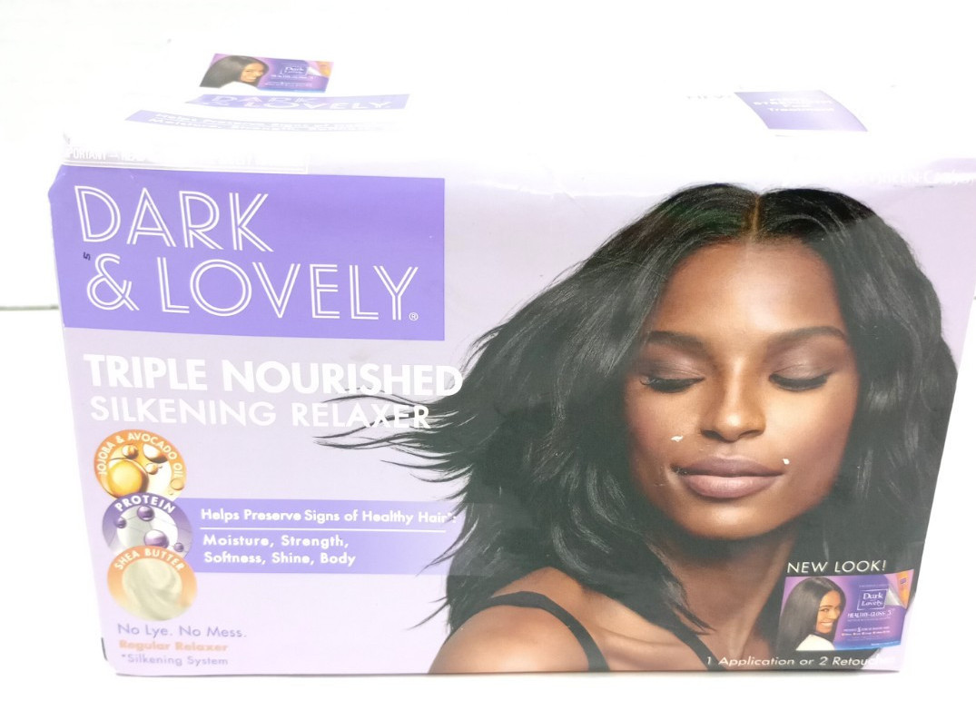 Dark & Lovely Triple Nourished Silkening Relaxer Moisture No-Lye