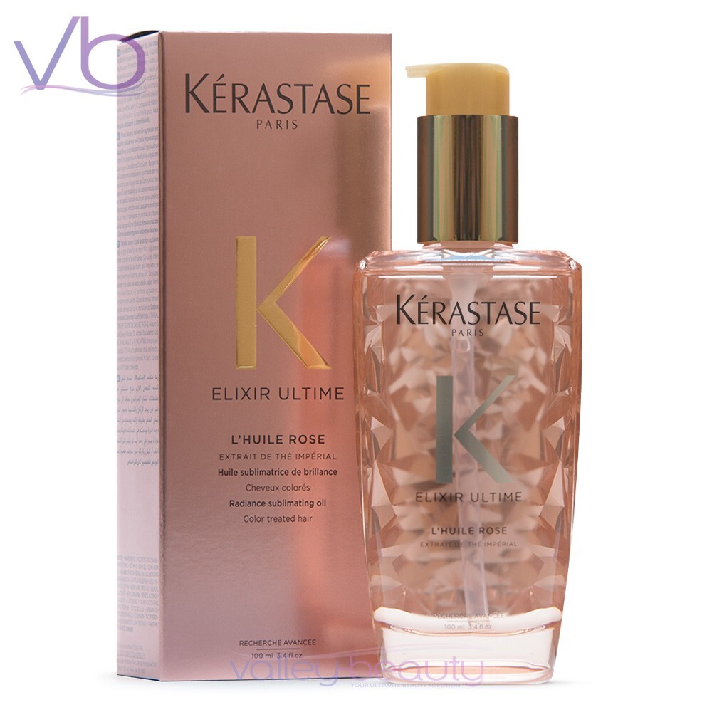 KERASTASE Elixir Ultime L’Huile Rose The Imperial Oil For Color Hair, NEW