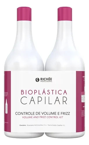 Richee Professional Bioplastica Brazilian Keratin Treatment – Kit 2x1L / 34 Oz