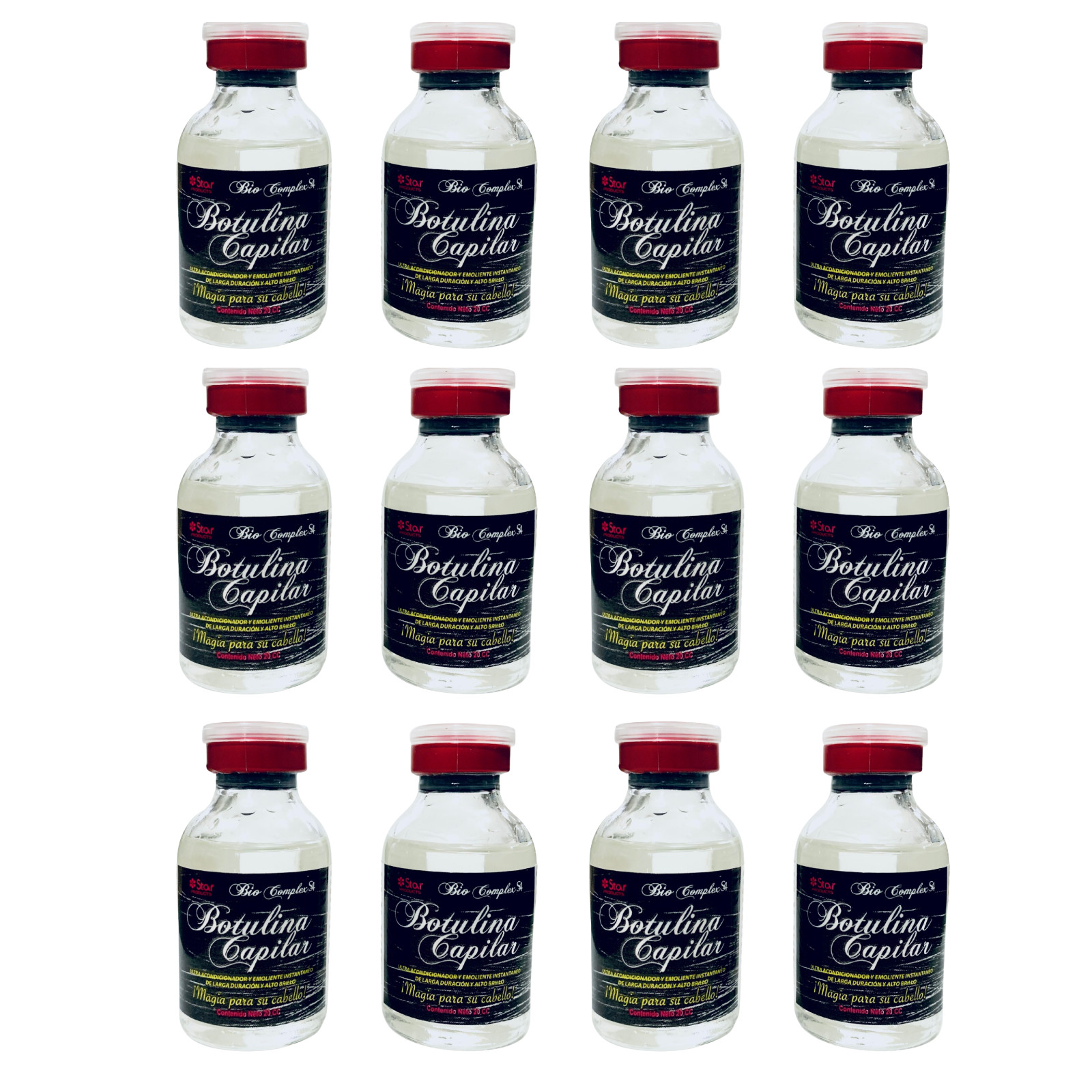 Bio Complex Botulina Capilar Treatment – Thickens Hair – Prevents Hair Loss – 12