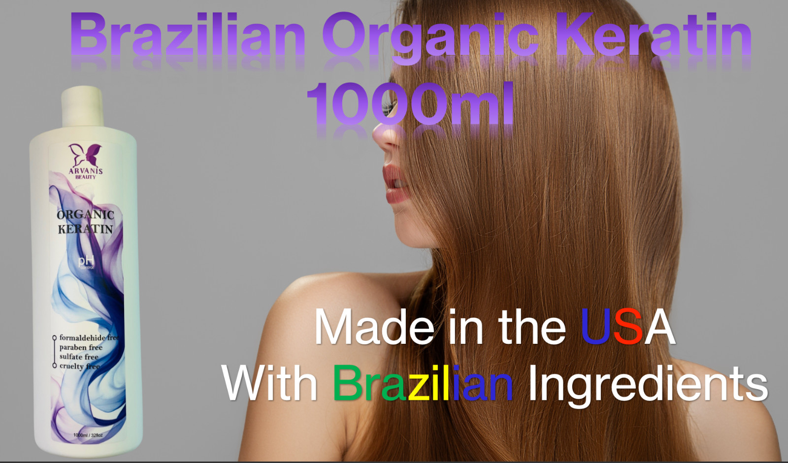 Hair Mask Keratin Hair Treatment Professional Hair Gloss Blowout 1000ml 32 fl oz