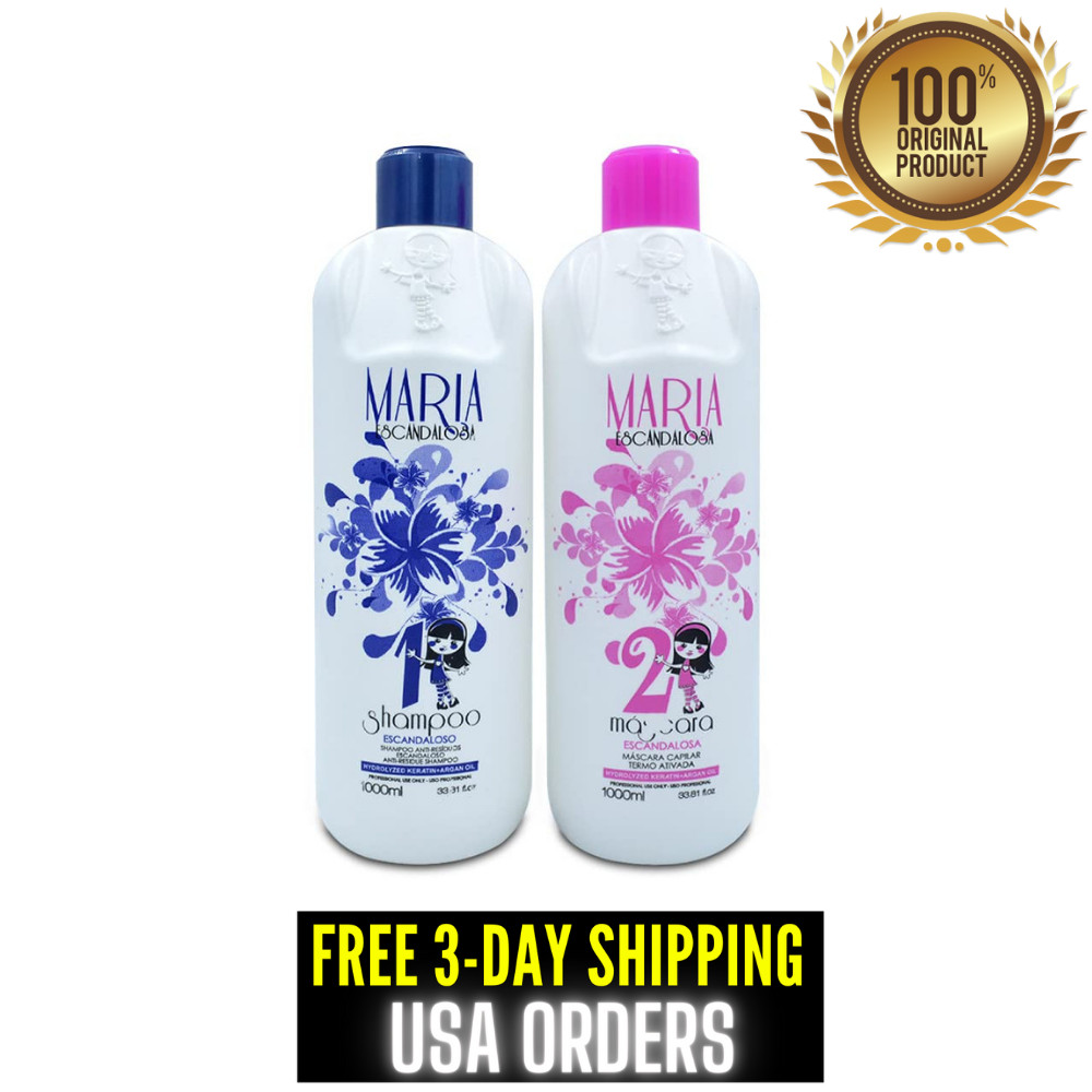 Maria Escandalosa Brush Progressive Brazilian Keratin 2 x 1L