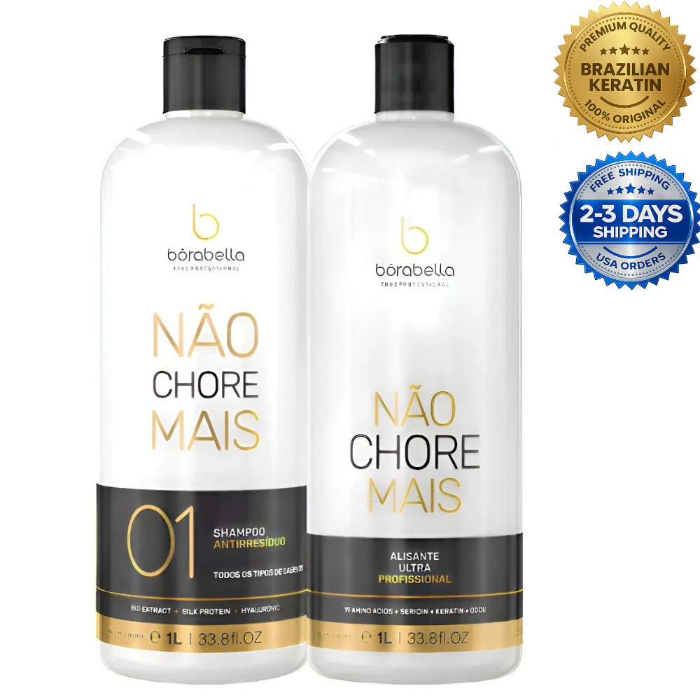 Borabella Dont Cry Anymore Brazilian Keratin Hair Straightening 2×1
