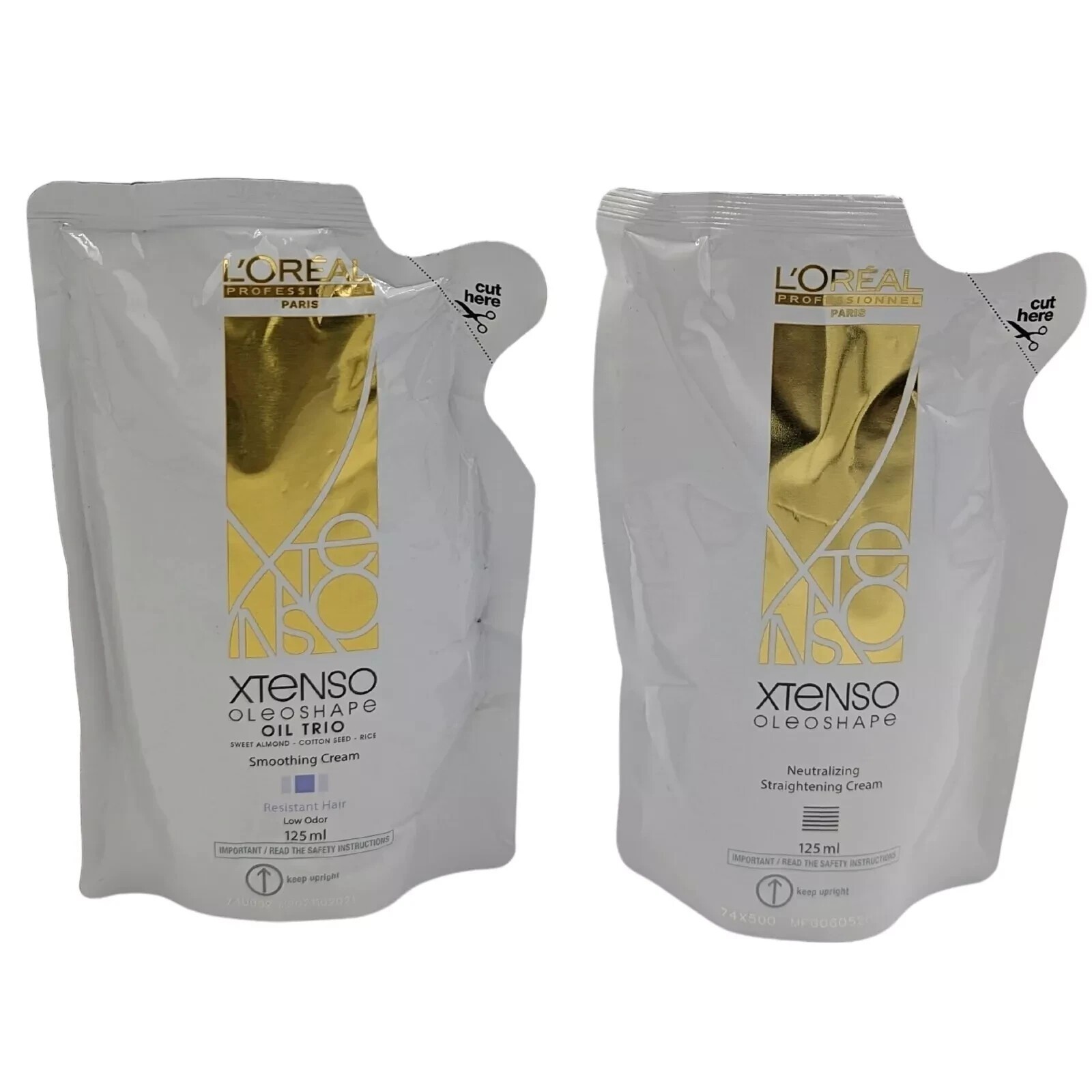 LOreal Xtenso Oleoshape Resistant Hair Cream BLUE 125ml + Neutralizing – 125ML