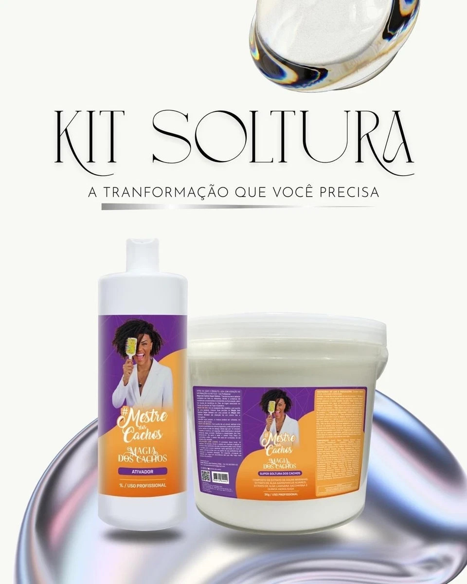 Kit Soltura – Magic of Curls / Activating Lotion 1L + Super Release Cream 2Kg