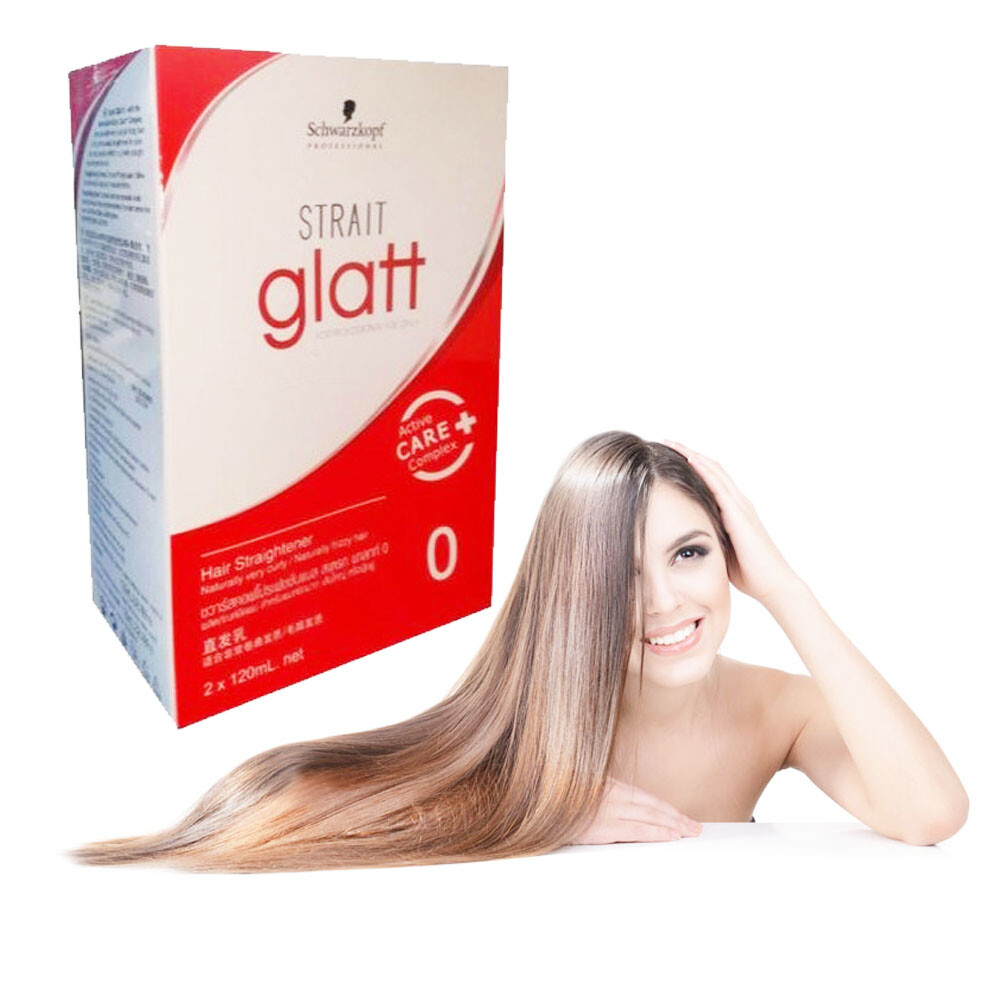 Schwarzkopf Frizzy Styling Cream Glatt Professional Hair Straightener Curly
