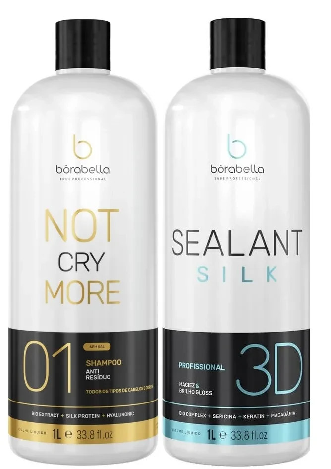 Borabella Selagem 3d Organica Com Shampoo Anti Residuos 1l